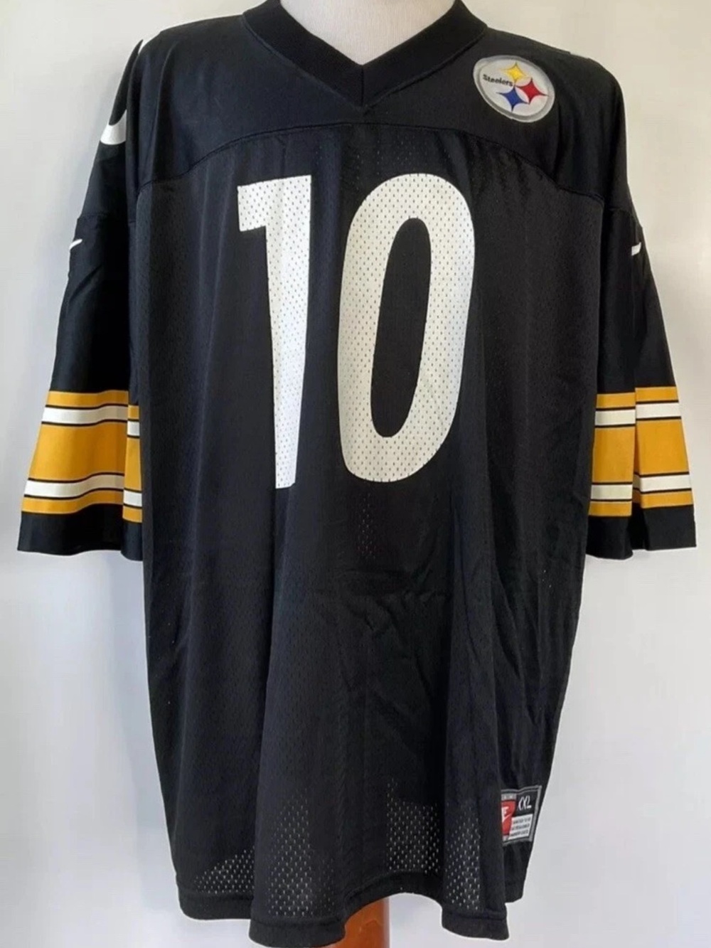 Vintage 1990's Nike Pittsburgh Steelers Kordell Stewart # 10 Jersey Large